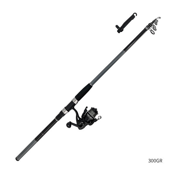 BEGINS MULTI SET【サビキ/ちょい投げ/堤防釣り/マルチロッドとスピニングリールのセット】(300グレー)